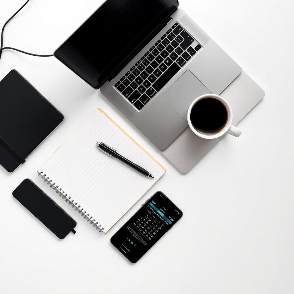 Testperson arbeitet am Laptop im Home Office – So funktioniert HomeOfficeRadar